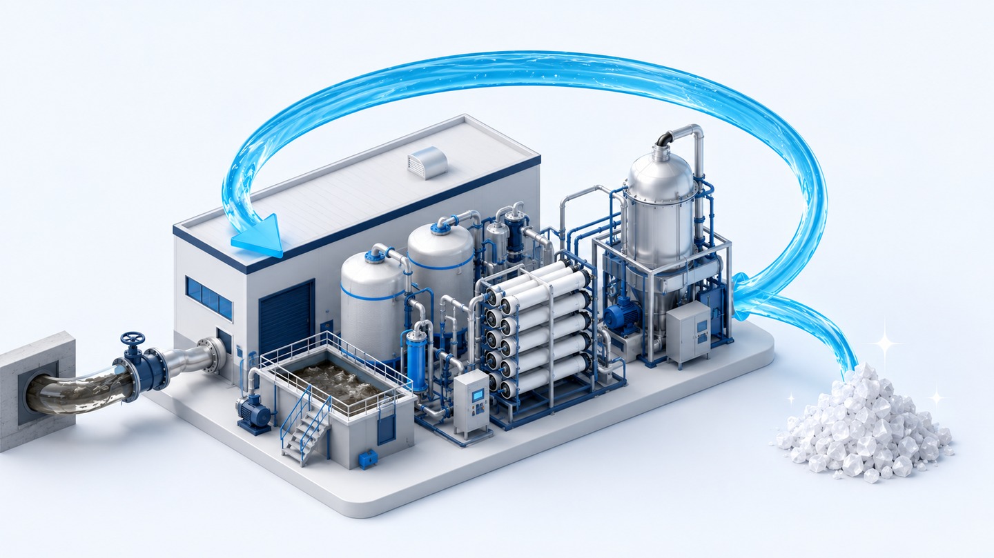 Zéro rejet liquide (ZLD) : ne plus rien rejeter, tout valoriser