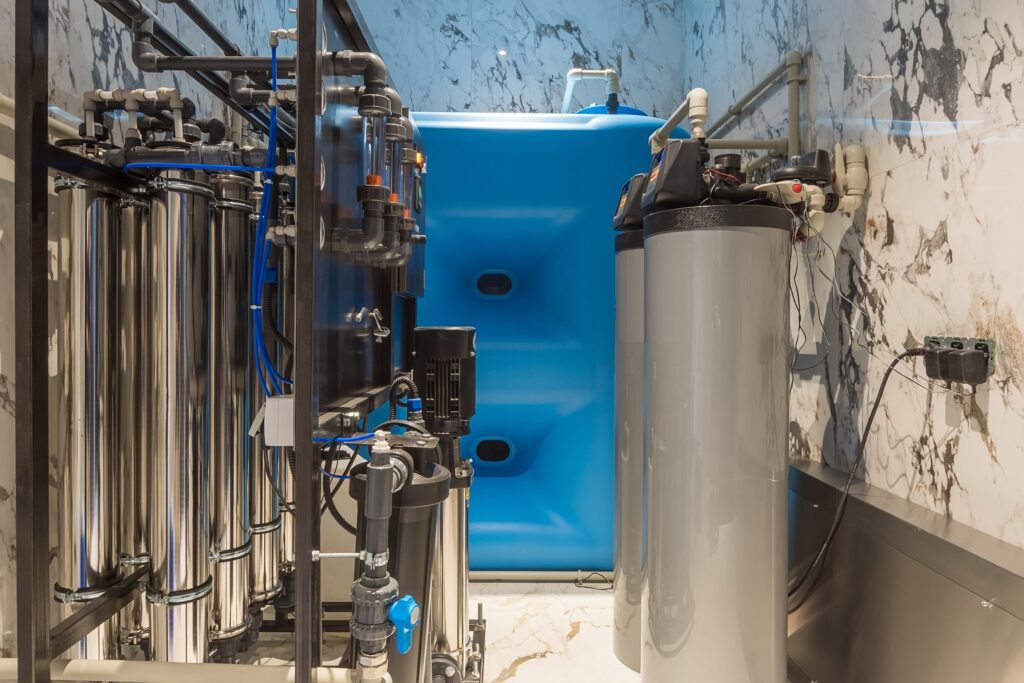 Système de traitement et de purification de l'eau pour les chalets et les maisons de campagne